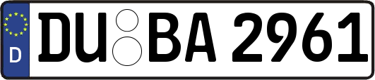 DU-BA2961