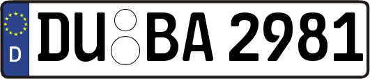 DU-BA2981
