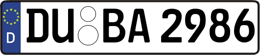 DU-BA2986