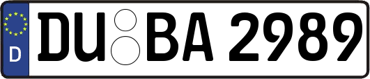 DU-BA2989