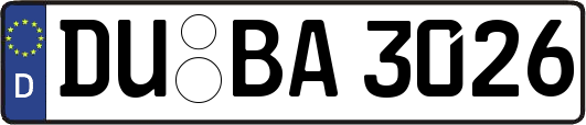 DU-BA3026
