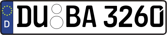 DU-BA3260