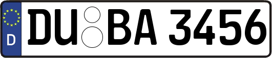 DU-BA3456