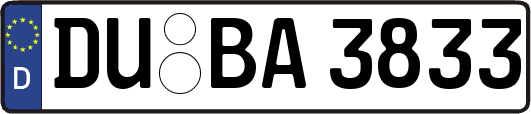 DU-BA3833
