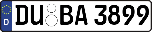 DU-BA3899