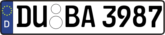 DU-BA3987