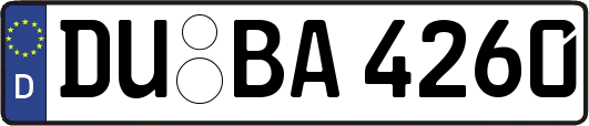 DU-BA4260