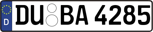 DU-BA4285