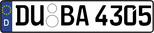 DU-BA4305