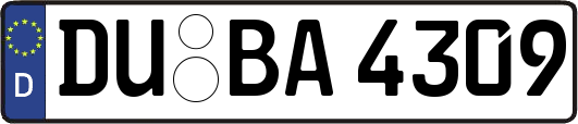 DU-BA4309
