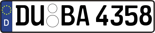 DU-BA4358