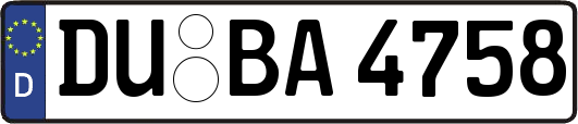 DU-BA4758