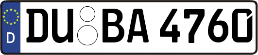 DU-BA4760