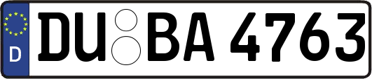 DU-BA4763