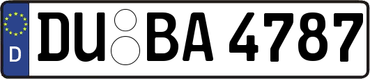 DU-BA4787