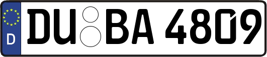 DU-BA4809
