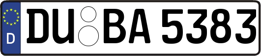 DU-BA5383