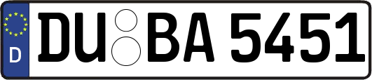 DU-BA5451