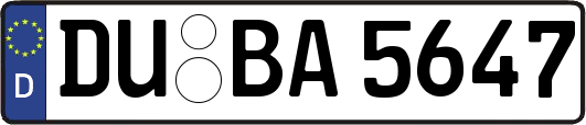 DU-BA5647