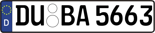 DU-BA5663