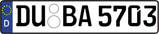DU-BA5703