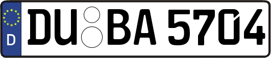 DU-BA5704