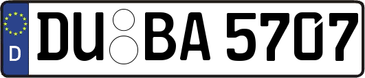 DU-BA5707