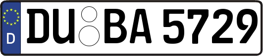 DU-BA5729