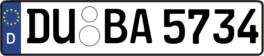 DU-BA5734