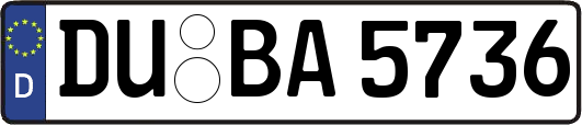 DU-BA5736