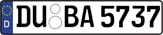 DU-BA5737