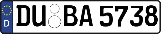 DU-BA5738