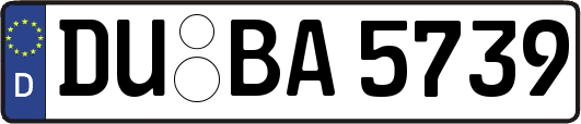 DU-BA5739