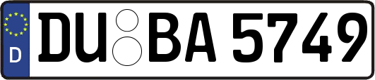 DU-BA5749