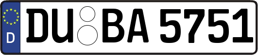 DU-BA5751