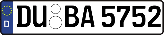 DU-BA5752