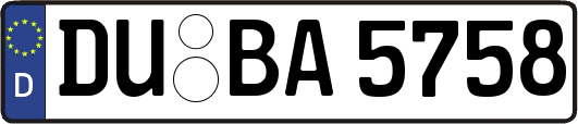 DU-BA5758