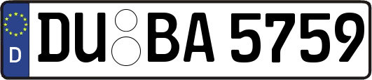 DU-BA5759