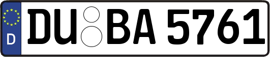 DU-BA5761