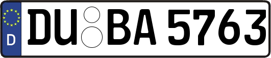 DU-BA5763