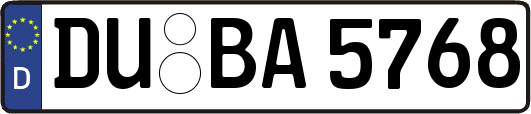 DU-BA5768