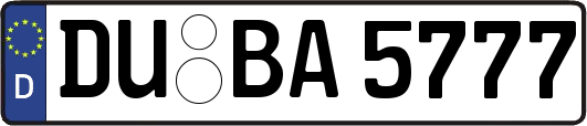 DU-BA5777