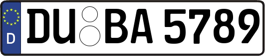 DU-BA5789