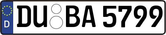 DU-BA5799
