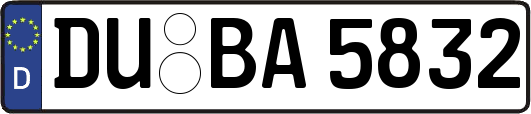 DU-BA5832