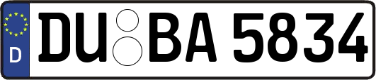 DU-BA5834