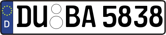 DU-BA5838