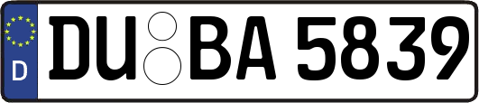 DU-BA5839