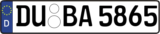 DU-BA5865