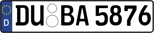 DU-BA5876